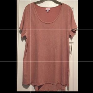 Lularoe Acid Washed Classic Tee Sz L NWT